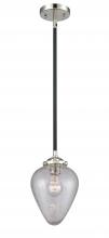  284-1S-BPN-G165 - Geneseo - 1 Light - 7 inch - Black Polished Nickel - Cord hung - Mini Pendant