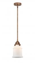  288-1S-AC-G181 - Canton - 1 Light - 6 inch - Antique Copper - Cord hung - Mini Pendant