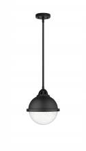  288-1S-BK-HFS-84-BK - Hampden - 1 Light - 9 inch - Matte Black - Cord hung - Mini Pendant