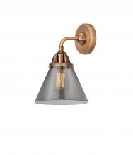  288-1W-AC-G43-LED - Cone - 1 Light - 8 inch - Antique Copper - Sconce