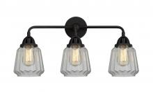  288-3W-BK-G142 - Chatham - 3 Light - 24 inch - Matte Black - Bath Vanity Light