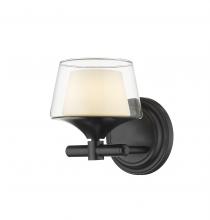  311-1W-BK-CLW - Laguna - 1 Light - 6 inch - Black - Bath Vanity Light