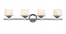  311-4W-PC-CLW - Laguna - 4 Light - 33 inch - Polished Chrome - Bath Vanity Light