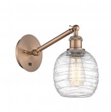  317-1W-AC-G1013-LED - Belfast - 1 Light - 6 inch - Antique Copper - Sconce