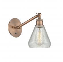  317-1W-AC-G275-LED - Conesus - 1 Light - 6 inch - Antique Copper - Sconce