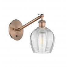  317-1W-AC-G462-6-LED - Norfolk - 1 Light - 6 inch - Antique Copper - Sconce