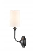 Innovations Lighting 372-1W-BK-S1-LED - Giselle - 1 Light - 5 inch - Matte Black - Sconce