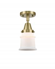  447-1C-AB-G181S-LED - Canton - 1 Light - 6 inch - Antique Brass - Flush Mount