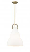  494-1S-BB-G591-14-LED - Haverhill - 1 Light - 14 inch - Brushed Brass - Stem hung - Pendant