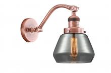  515-1W-AC-G173-LED - Fulton - 1 Light - 7 inch - Antique Copper - Sconce