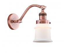  515-1W-AC-G181S-LED - Canton - 1 Light - 7 inch - Antique Copper - Sconce