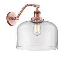  515-1W-AC-G72-L - Bell - 1 Light - 12 inch - Antique Copper - Sconce