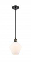  516-1P-BAB-G651-8-LED - Cindyrella - 1 Light - 8 inch - Black Antique Brass - Cord hung - Mini Pendant