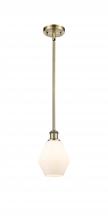  516-1S-AB-G651-6-LED - Cindyrella - 1 Light - 6 inch - Antique Brass - Mini Pendant