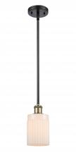  516-1S-BAB-G341-LED - Hadley - 1 Light - 5 inch - Black Antique Brass - Mini Pendant