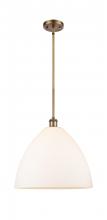  516-1S-BB-GBD-161-LED - Bristol - 1 Light - 16 inch - Brushed Brass - Pendant