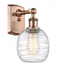  516-1W-AC-G1013-LED - Belfast - 1 Light - 6 inch - Antique Copper - Sconce