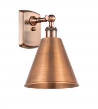  516-1W-AC-MBC-8-AC-LED - Berkshire - 1 Light - 8 inch - Antique Copper - Sconce