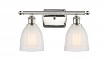 Innovations Lighting 516-2W-PN-G441-LED - Brookfield - 2 Light - 16 inch - Polished Nickel - Bath Vanity Light