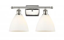 Innovations Lighting 516-2W-PN-GBD-751-LED - Bristol - 2 Light - 18 inch - Polished Nickel - Bath Vanity Light