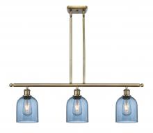  516-3I-AB-G558-6BL - Bella - 3 Light - 36 inch - Antique Brass - Cord hung - Island Light