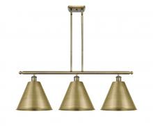  516-3I-AB-MBC-12-AB-LED - Berkshire - 3 Light - 39 inch - Antique Brass - Cord hung - Island Light