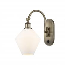  518-1W-AB-G651-8-LED - Cindyrella - 1 Light - 8 inch - Antique Brass - Sconce