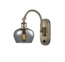  518-1W-AB-G93-LED - Fenton - 1 Light - 7 inch - Antique Brass - Sconce