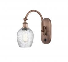  518-1W-AC-G292-LED - Salina - 1 Light - 6 inch - Antique Copper - Sconce