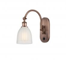  518-1W-AC-G441-LED - Brookfield - 1 Light - 6 inch - Antique Copper - Sconce