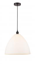  616-1P-OB-GBD-161-LED - Bristol - 1 Light - 16 inch - Oil Rubbed Bronze - Cord hung - Pendant