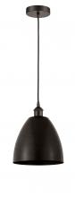  616-1P-OB-MBD-9-OB - Bristol - 1 Light - 9 inch - Oil Rubbed Bronze - Cord hung - Mini Pendant