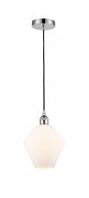 Innovations Lighting 616-1P-PC-G651-8-LED - Cindyrella - 1 Light - 8 inch - Polished Chrome - Cord hung - Mini Pendant