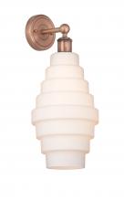  616-1W-AC-G671-8 - Cascade - 1 Light - 8 inch - Antique Copper - Sconce