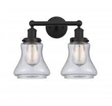  616-2W-BK-G194 - Bellmont - 2 Light - 15 inch - Matte Black - Bath Vanity Light