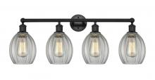 Innovations Lighting 616-4W-BK-G82 - Eaton - 4 Light - 33 inch - Matte Black - Bath Vanity Light