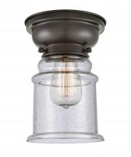 Innovations Lighting 623-1F-OB-G184-LED - Canton - 1 Light - 6 inch - Oil Rubbed Bronze - Flush Mount