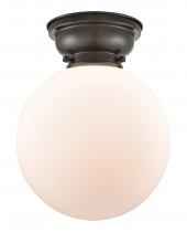 Innovations Lighting 623-1F-OB-G201-10-LED - Beacon - 1 Light - 10 inch - Oil Rubbed Bronze - Flush Mount