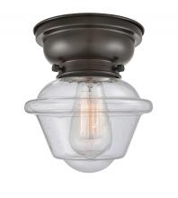 Innovations Lighting 623-1F-OB-G534-LED - Oxford - 1 Light - 8 inch - Oil Rubbed Bronze - Flush Mount