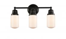  623-3W-BK-G311 - Dover - 3 Light - 21 inch - Matte Black - Bath Vanity Light