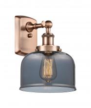  916-1W-AC-G73-LED - Bell - 1 Light - 8 inch - Antique Copper - Sconce