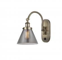  918-1W-AB-G43-LED - Cone - 1 Light - 8 inch - Antique Brass - Sconce