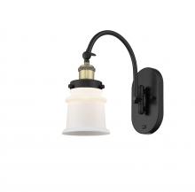  918-1W-BAB-G181S-LED - Canton - 1 Light - 7 inch - Black Antique Brass - Sconce