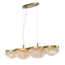  31832-014 - Mondo, 10LT LTChandelier, Linr, Gld