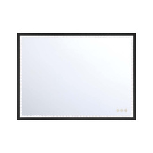  48095-013 - Cerissa 30" Rectangular Mirror in Black