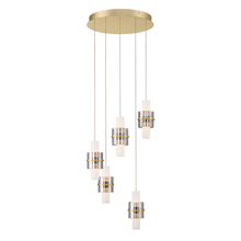  45594-014 - Rola 10LT Light Pendant in Brushed Gold