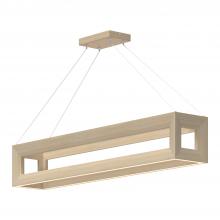  LP32942-WK - Morina 42-in White Oak LED Linear Pendant