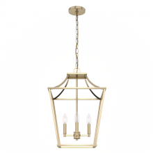  19069 - Hunter Laurel Ridge Alturas Gold 4 Light Small Pendant Ceiling Light Fixture