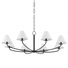  BKO902-OB - 8 LIGHT CHANDELIER