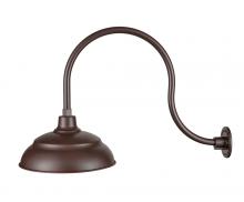  LEDRWHS14-ABR - R Series 1-Light LED Warehouse Shade Architect Bronze